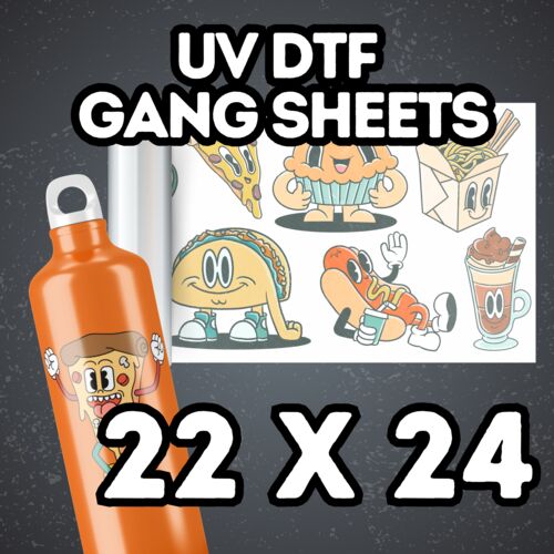 UV DTF Gang Sheets 22" x 24" Thumbnail