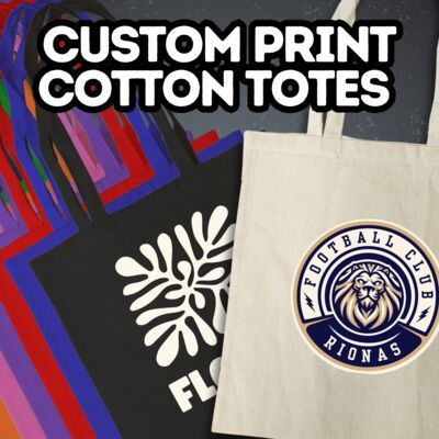 Custom Print Cotton Tote Bag Thumbnail