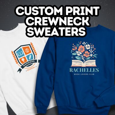 Custom Print Crewneck Sweatshirt Thumbnail