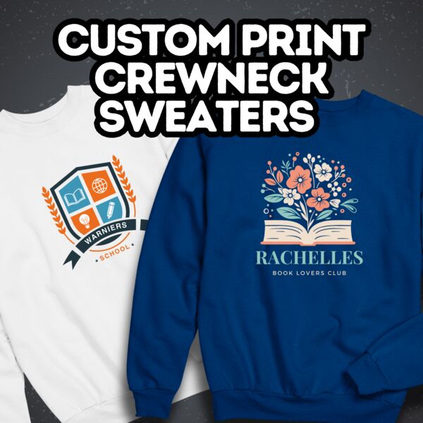 Custom Print Crewneck Sweatshirt DTFSWTR Custom Print Crewneck Sweatshirt Thumbnail