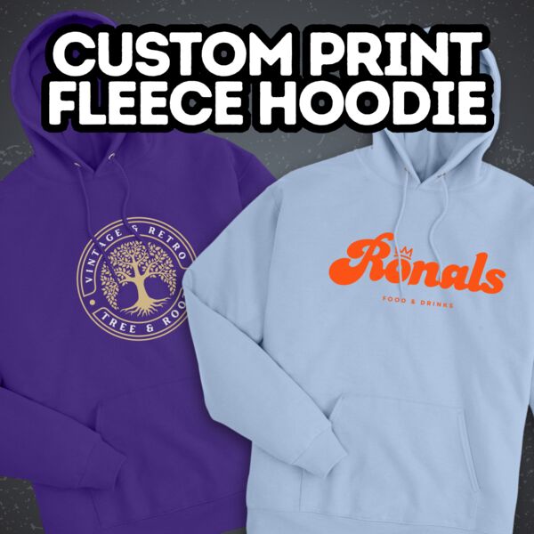 Custom Print Fleece Hoodie DTFHOOD Custom Print Fleece Hoodie Thumbnail