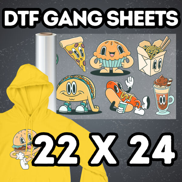DTF Gang Sheets 22" x 24" DTF Gang Sheets 22" x 24" Thumbnail