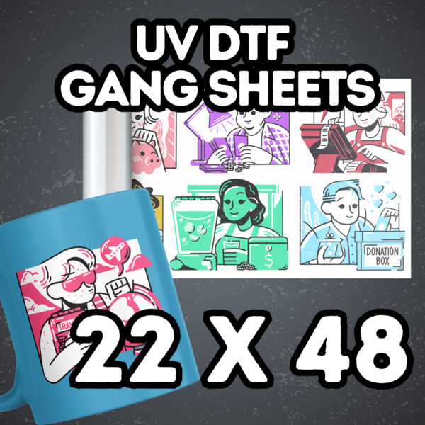 UV DTF Gang Sheets 22" x 48" UV DTF Gang Sheets 22" x 48" Thumbnail