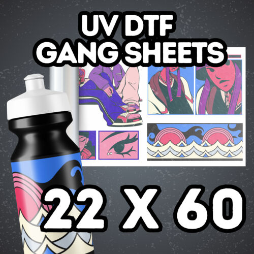 UV DTF Gang Sheets 22" x 60" Thumbnail
