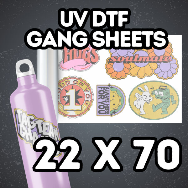 UV DTF Gang Sheets 22" x 70" UV DTF Gang Sheets 22" x 70" Thumbnail