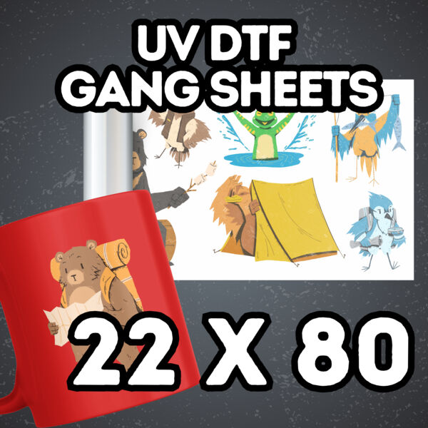 UV DTF Gang Sheets 22" x 80" UV DTF Gang Sheets 22" x 80" Thumbnail