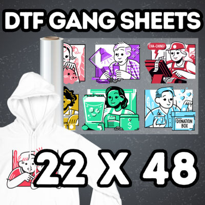 DTF Gangsheets 22'' x 48'' Thumbnail