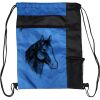 Custom Print Color Block Drawstring Backpack Thumbnail