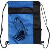 Custom Print Color Block Drawstring Backpack Thumbnail