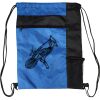 Custom Print Color Block Drawstring Backpack Thumbnail