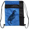 Custom Print Color Block Drawstring Backpack Thumbnail