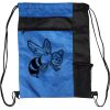 Custom Print Color Block Drawstring Backpack Thumbnail