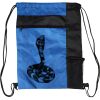 Custom Print Color Block Drawstring Backpack Thumbnail