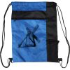 Custom Print Color Block Drawstring Backpack Thumbnail