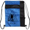 Custom Print Color Block Drawstring Backpack Thumbnail