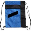 Custom Print Color Block Drawstring Backpack Thumbnail