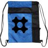 Custom Print Color Block Drawstring Backpack Thumbnail