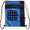 Custom Print Color Block Drawstring Backpack Thumbnail