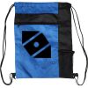 Custom Print Color Block Drawstring Backpack Thumbnail