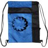 Custom Print Color Block Drawstring Backpack Thumbnail