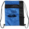 Custom Print Color Block Drawstring Backpack Thumbnail