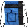 Custom Print Color Block Drawstring Backpack Thumbnail