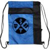 Custom Print Color Block Drawstring Backpack Thumbnail