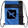 Custom Print Color Block Drawstring Backpack Thumbnail