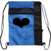 Custom Print Color Block Drawstring Backpack Thumbnail