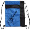 Custom Print Color Block Drawstring Backpack Thumbnail