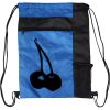 Custom Print Color Block Drawstring Backpack Thumbnail