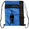 Custom Print Color Block Drawstring Backpack Thumbnail