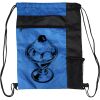Custom Print Color Block Drawstring Backpack Thumbnail