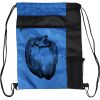 Custom Print Color Block Drawstring Backpack Thumbnail