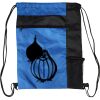 Custom Print Color Block Drawstring Backpack Thumbnail