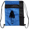 Custom Print Color Block Drawstring Backpack Thumbnail