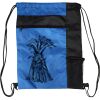 Custom Print Color Block Drawstring Backpack Thumbnail