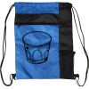 Custom Print Color Block Drawstring Backpack Thumbnail