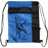 Custom Print Color Block Drawstring Backpack Thumbnail