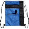 Custom Print Color Block Drawstring Backpack Thumbnail