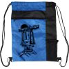 Custom Print Color Block Drawstring Backpack Thumbnail