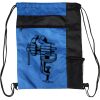 Custom Print Color Block Drawstring Backpack Thumbnail