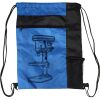 Custom Print Color Block Drawstring Backpack Thumbnail