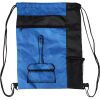 Custom Print Color Block Drawstring Backpack Thumbnail