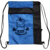 Custom Print Color Block Drawstring Backpack Thumbnail