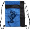Custom Print Color Block Drawstring Backpack Thumbnail