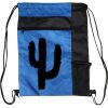 Custom Print Color Block Drawstring Backpack Thumbnail