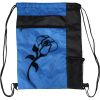 Custom Print Color Block Drawstring Backpack Thumbnail