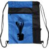 Custom Print Color Block Drawstring Backpack Thumbnail