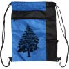 Custom Print Color Block Drawstring Backpack Thumbnail